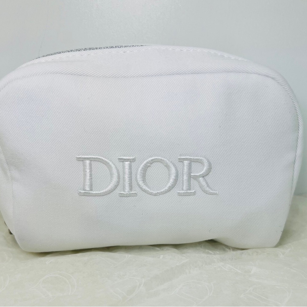 Dior White Make Up bag
